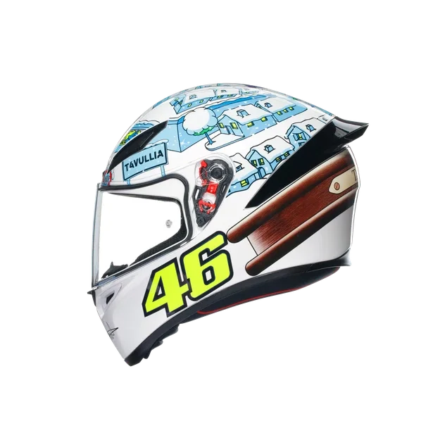 Capacete AGV K1 S Rossi Winter Test 2017 - Spinelli Motos Boutique